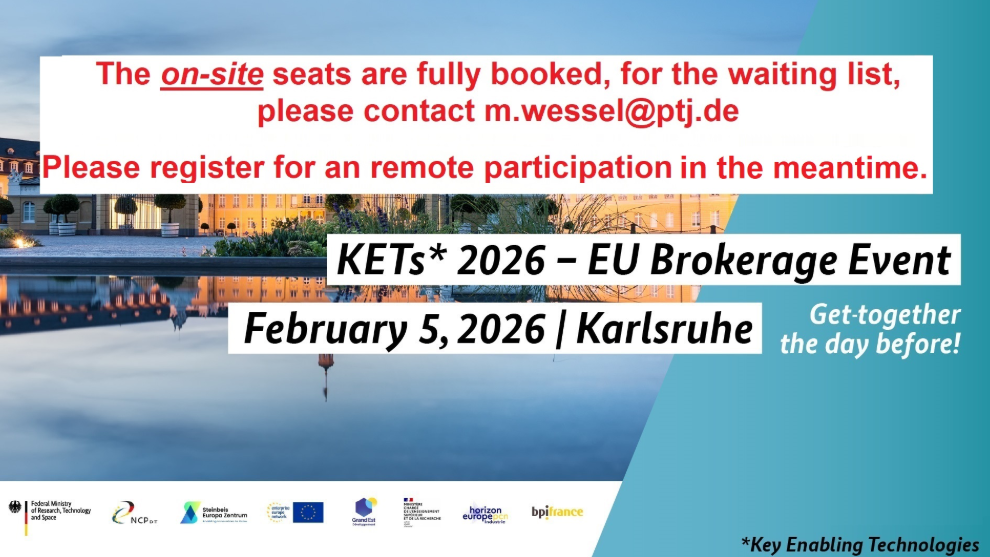 KETs 2026 EU Brokerage Event